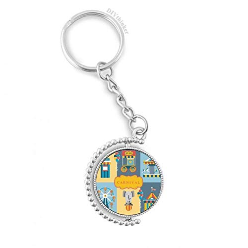 Porte-clés Funny Park rotatif pour organiser vos clés de maison avec style