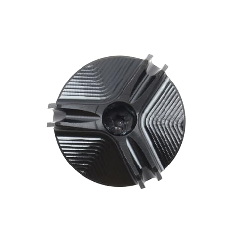 ユニバーサル モトクロス オイルフィラーキャップ ボルト オイルプラグキャップ カバー 保護 バイクパーツ に適合する TMAX 500 530 SX DX用 エンジンオイルフィラーキャップ(Black)