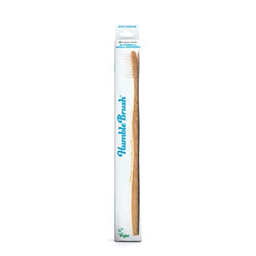 The Humble Co Humble Brush Adult - White, Medium Bristles