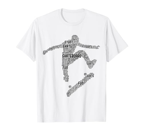 Skateboard Stunt Retro Skater Boys Children Men T-Shirt