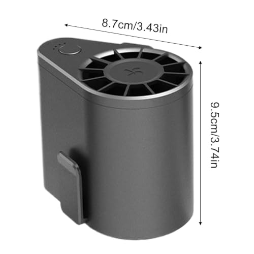 Ventilador de cintura portátil para escalada y desplazamientos 6