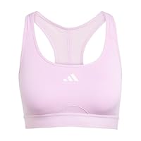 adidas Performance Powerreact Women's Training Bra, Bliss Lilac/White, X-Small