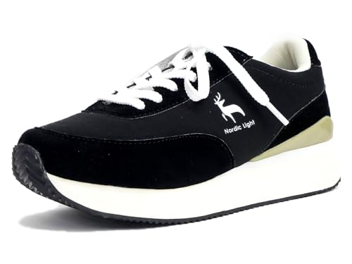 [Antelope] Nordic Light mfBbNCg ~hJbgXj[J[ fB[X C  `L[ tbg VJ [XAbv  x[W O[ ɂ h k mEF[ y 3e(ubN LL(24.5cm