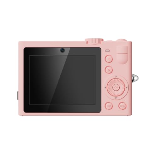 Appareil photo numérique 5K rose compact et zoom numérique haute définition