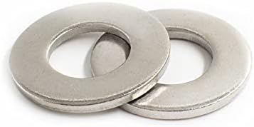 LUPANTER 7/16" Stainless Flat Washers 50 Pack Made of 18-8 (304) Stainless Steel