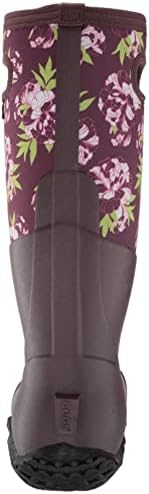 Bogs Womens Mesa Boot Rain, Peony Print-Burgundy, 6 | Image 2