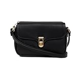  Hexagona - Sac porté travers - Compatible téléphone portable - Pour Femme - Collection Merline - Noir