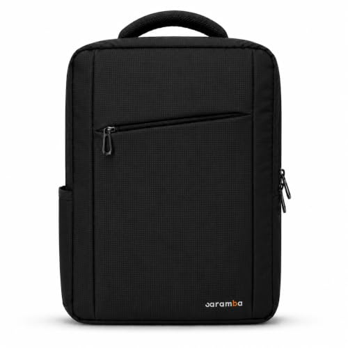 Image of CARAMBA CARRYMATE 26.5L Overnighter Laptop Backpack | Water Resistant Travel Bag with 15.6 inch Padded Laptop Sleeve, Trolley Strap & Dual Compartments for Office, Business, College Men & Women