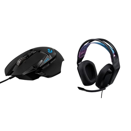 Image of Logitech G502 Hero High Performance Wired Gaming Mouse, Hero 25K Sensor, 25,600 DPI, RGB, Adjustable