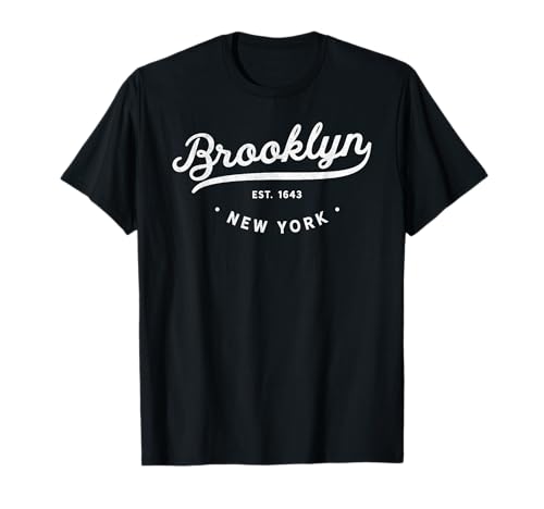 Classic Vintage Retro Brooklyn New York NYC USA Novelty T-Shirt
