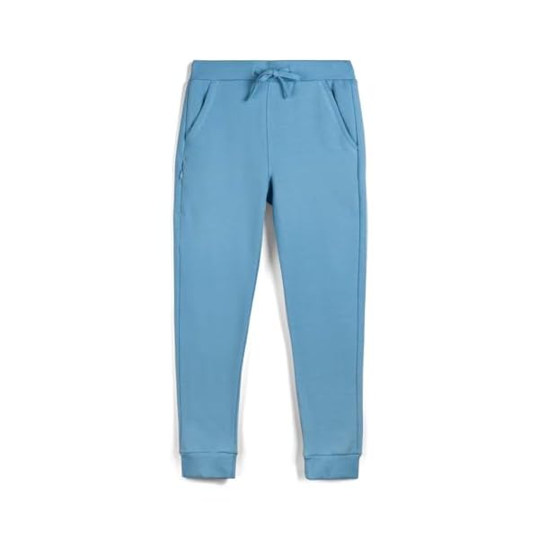 Mightly Boys and Girls' Sweatpants Joggers | Organic Cotton Soft Fleece Track Pants, Stretch Waistband, Fair Trade Certified