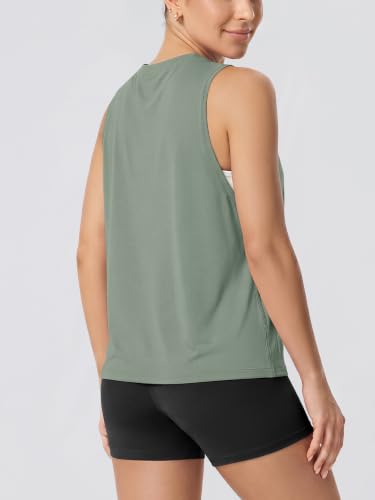 Image of ODODOS 3-Pack Loose Tank Tops for Women Sleeveless Gym Athletic Workout Tops Yoga Shirts