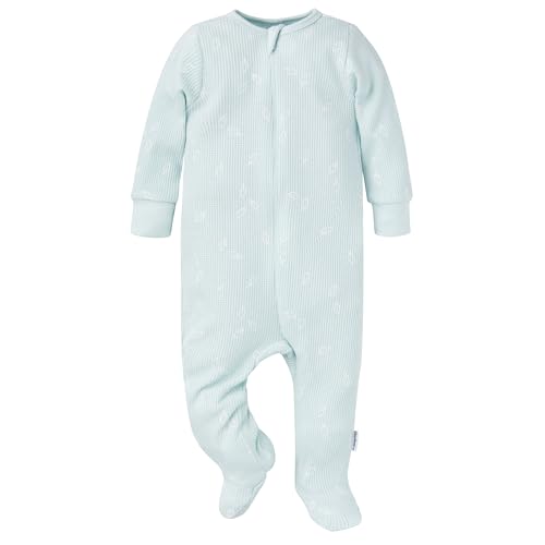 Image of Gerber Baby Boys & Girls 2-Pack 2-Way Zip Thermal Footed Sleep 'N Play
