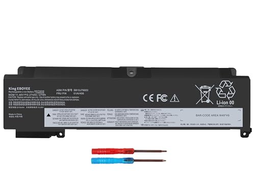 King EBOYEE T460S/T470S Laptop Battery 27Wh 3-Cell