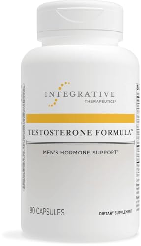 Integrative Therapeutics Testosterone Formula - Testosterone Formula with Ginseng & Tribulus to Support Healthy Testosterone Levels* - Male Health Supplement with KSM-66 Ashwagandha* - 90 Capsules