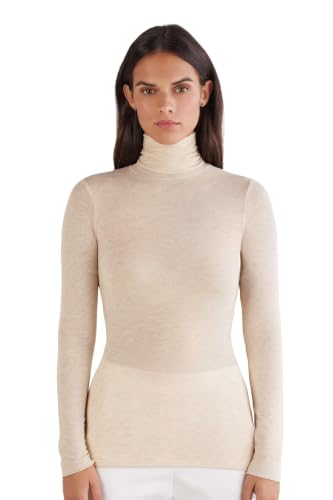 Amazon.com: Intimissimi Modal Cashmere Ultralight High-Neck Top
