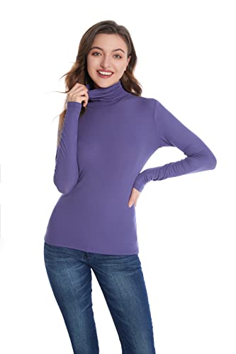 トップス HERILL Blacksheep Turtle neck Knit NAVY Stretch Silk