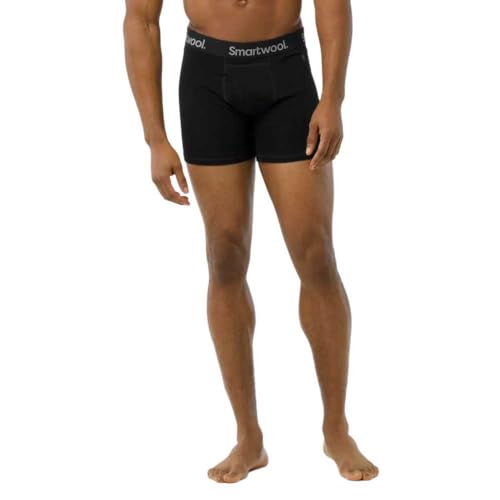 Smartwool Men's Merino Boxer Brief Boxed Black L