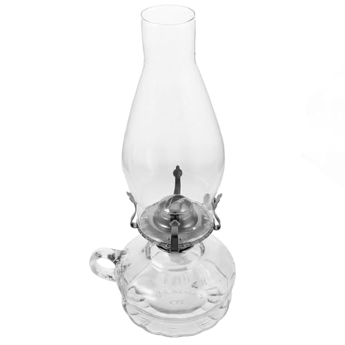 Lampe à huile rétro en verre et métal HEMOTON pour une décoration intérieure élégante