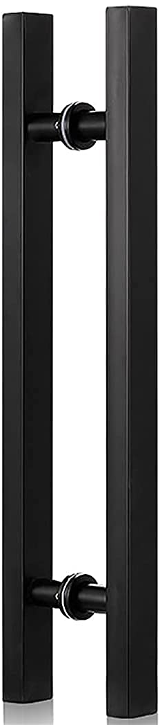 Poignées de porte en acier inoxydable au design tube carré