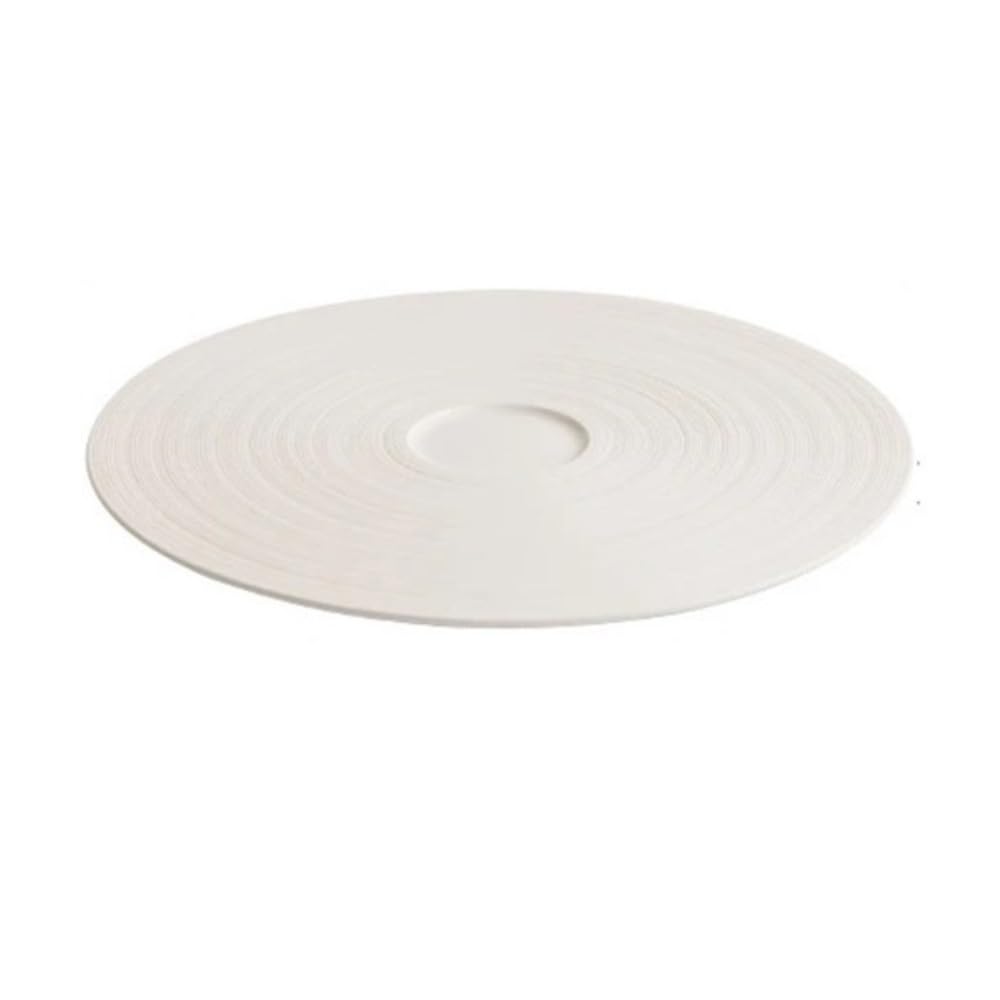 Talerze Obiadowe Biały ceramiczny trójnożny talerz do serwowania deserów sushi(28cm)