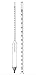 Relative Density (Specific Gravity) Hydrometer, HIGH Precision (0.760 to 0.830)