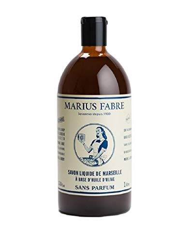 Savon de Marseille sans parfum Marius Fabre 1 l à l'huile végétale pure