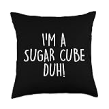 Funny Halloween Costume, Sugar Cube Throw Pillow