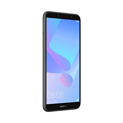 Huawei Y6 2018 Smartphone Débloqué 4G (5,7 pouces - 2/16 Go - Double Nano-SIM - Android) Noir