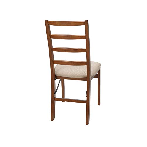 Stakmore Shaker Ladderback Folding Chair Finish, Set Of 2, Fruitwood #TOP3