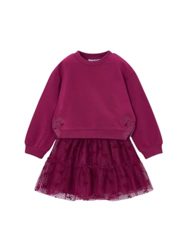 Conjunto falda tul para niña Mayoral, el regalo perfecto en color frambuesa