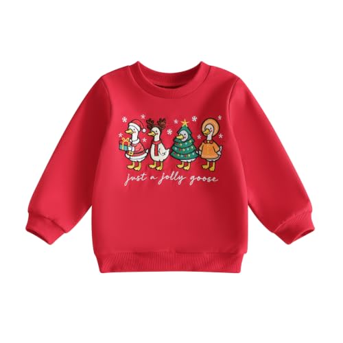 Kids' Jolly Goose Red Sweatshirt