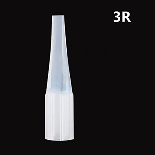 Yoomay Eyebrow Tattoo Needles Tips for Permanent Makeup Machine 100Pcs/Bag 3RL Tattoo Needle Caps