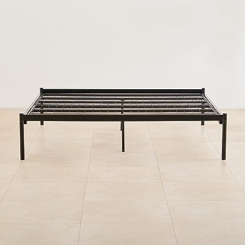 Image of Home Centre Denis Mahogany Wood Queen Bed - Brown