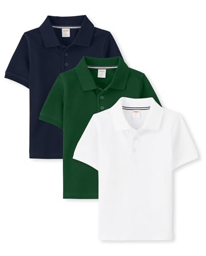 Gymboree Boys' and Toddler Short Sleeve Polo Shirt Multipack