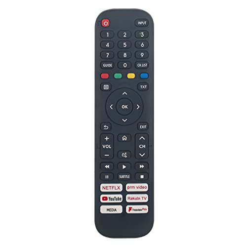New EN2Y30H TV Remote Control Replacement - VINABTY EN2Y30H Replace Remote Control fit for Hisense LED TV EN2Y30H TV EN2Y30H HT279823 T279823 32A560FTUK Remote Controller