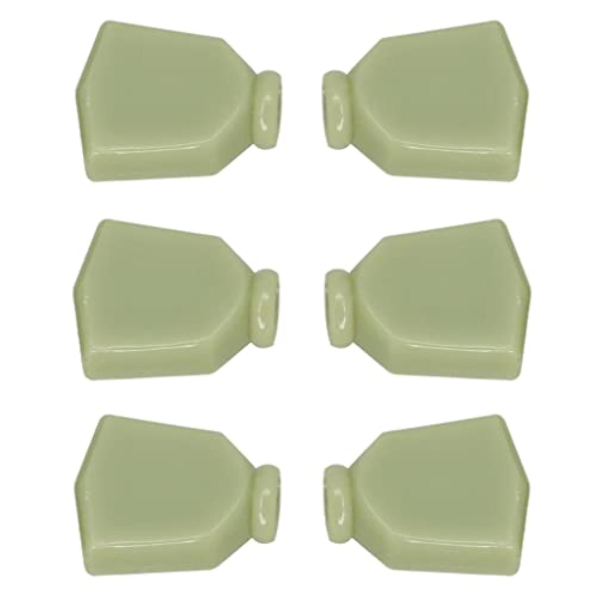 6 Pcs Retro Guitar Tuning Pegs Tuners Machine Heads Button Knobs