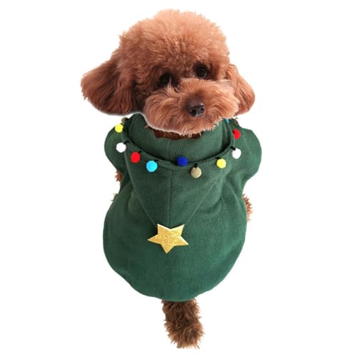 Capa Navideña para Perro Mobestech Disfraz Cómodo M miniatura 6
