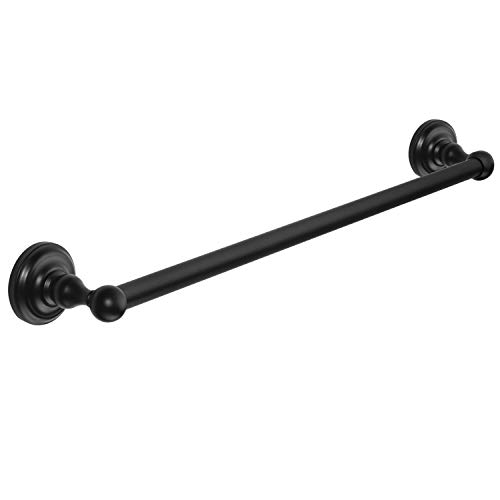 Designers Impressions Royal Series Black 24" Towel Bar: MBA5521