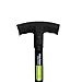 KKTECH Heavy Duty Half Moon Lawn Edger Tool – Carbon Steel Garden Edging Knife for Borders, Landscaping, Trimming, and Clean Lawn Edges - Black