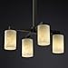 Justice Design Group CLD-8920-10-DBRZ 4 Light Clouds Modular