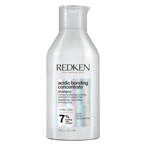 Redken Pflegendes Haarshampoo mit intensivem Schutz vor Farbverlust, Konzentrierte All-In-One Formel, Acidic Bonding Concentrate Shampoo, 1x 500ml