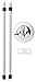 KOHLER 1266856-CP 38m Push Button Actuator Kit Part, 1 Count (Pack of 1), Polished Chrome