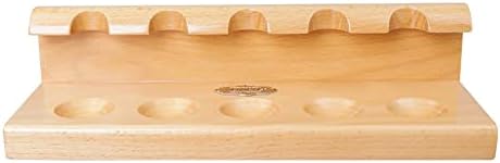 Tobacco Stand Display Rack - 5 Pipe Holder for Smoking Pipes - Stylish Gift for Smoking Pipe Accessories