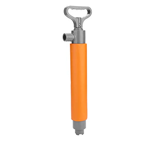 Bomba de Mano Flotante para Kayak Portátil, Herramienta de Rescate de Emergencia, 46-74cm, Compacta y Ligera, Color Naranja
