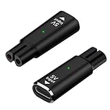 【Applications Multiples】Ce chargeur 5V peut alimenter non seulement les rasoirs et les tondeuses à cheveux, mais également d'autres équipements tels que les tondeuses pour enfants, les instruments de toilettage pour animaux de compagnie, et même des ordinateurs. Il est donc idéal pour répondre à divers usages quotidiens
