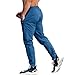 FQZWONG Mens Sweatpants Casual Elastic Waist Drawstring Jogger Pant Baggy Speed Drying Track Trousers Workout Outdoor Jogger（2-Blue,X-Large