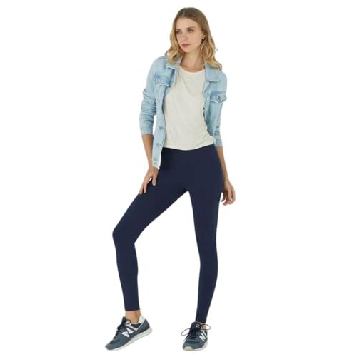 Calça Malwee Legging Lisa Feminino, Azul Marinho, M