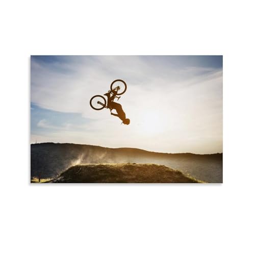 �}�E���e���o�C�N�̃|�X�^�[04 �|�X�^�[ ��� �ǃA�[�g ���ʉ� ���_�� �z�[������ �a�����M�t�g �����Ɋ|�����܂� 08x12inch(20x30cm) Unframe-style