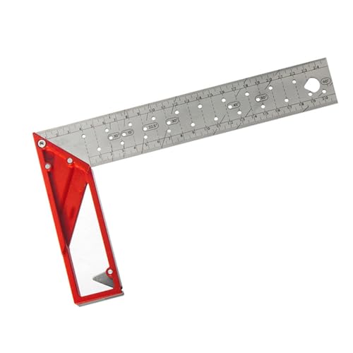 ステンレススチール製スクエア定規マーキング測定ギター楽器製作および修理ツール ギターツールアクセサリー(30)